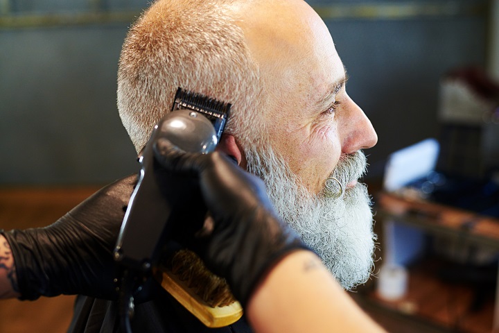 Man in a Barbershop