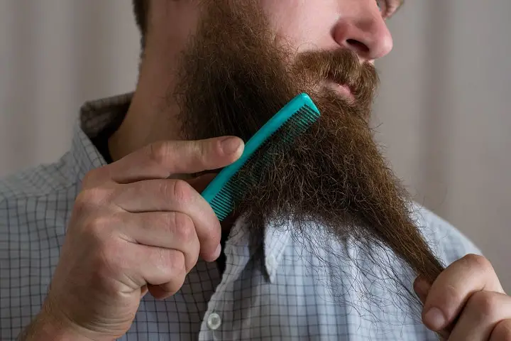 Man Who Combs His Beard