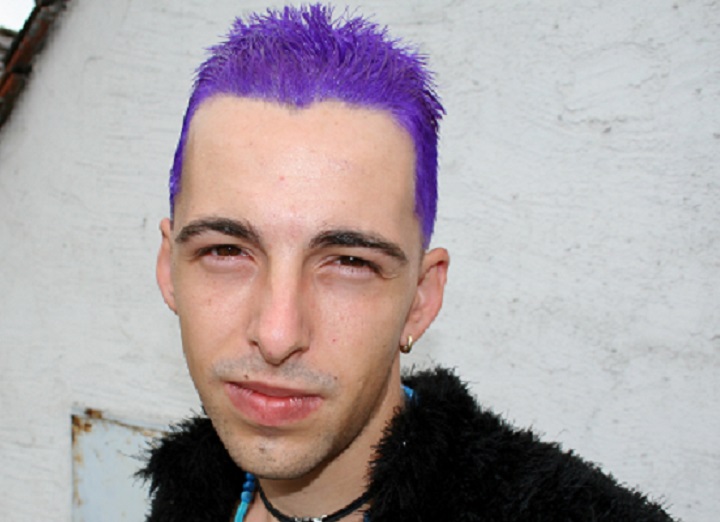 Man Lavender Hair