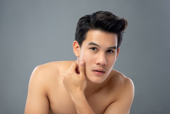 Asian Man With Modern Haircut