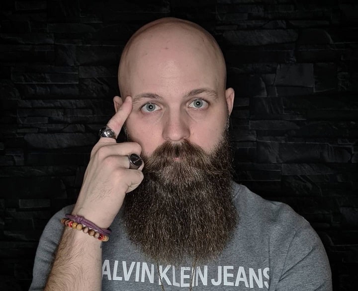 Bald Head Man With Beard3
