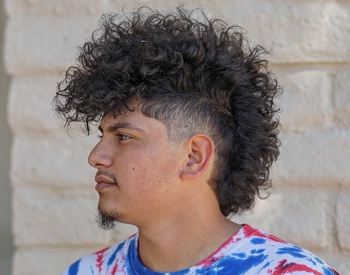 Curly Hair Mohawk