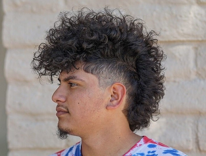 Hipster Curly Mohawk