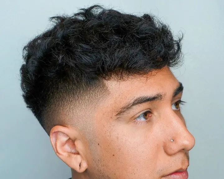 Fade And Wavy Top blow out haircuts