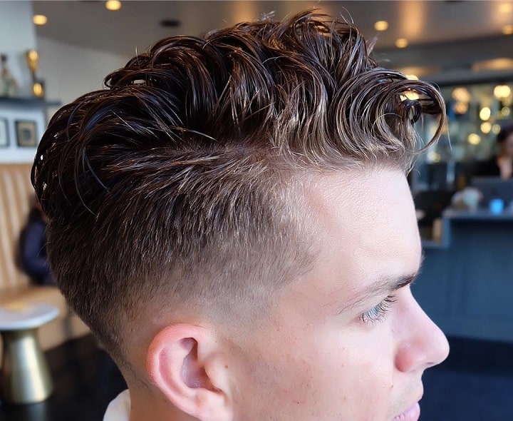 Fade Curly Top