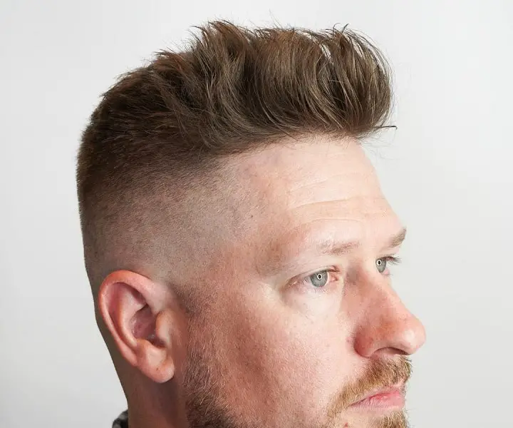 Fade Wavy Upswept