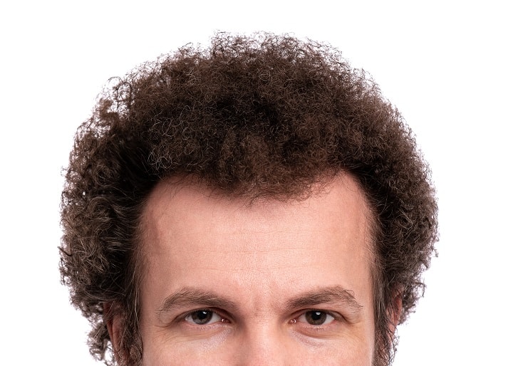 Man With Curly Hair