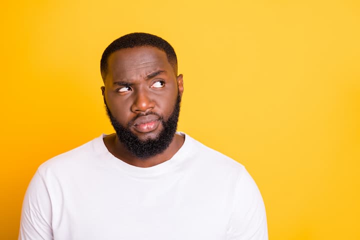 African American Man With Thick Beard