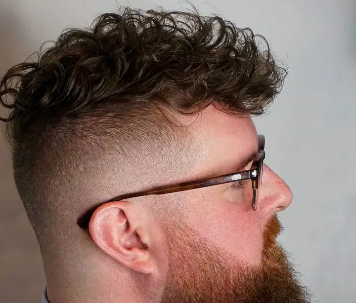 Skin Fade Curly Top