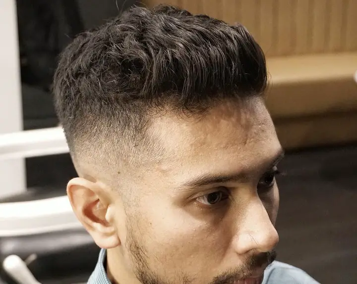 Skin Fade Styled With Matte