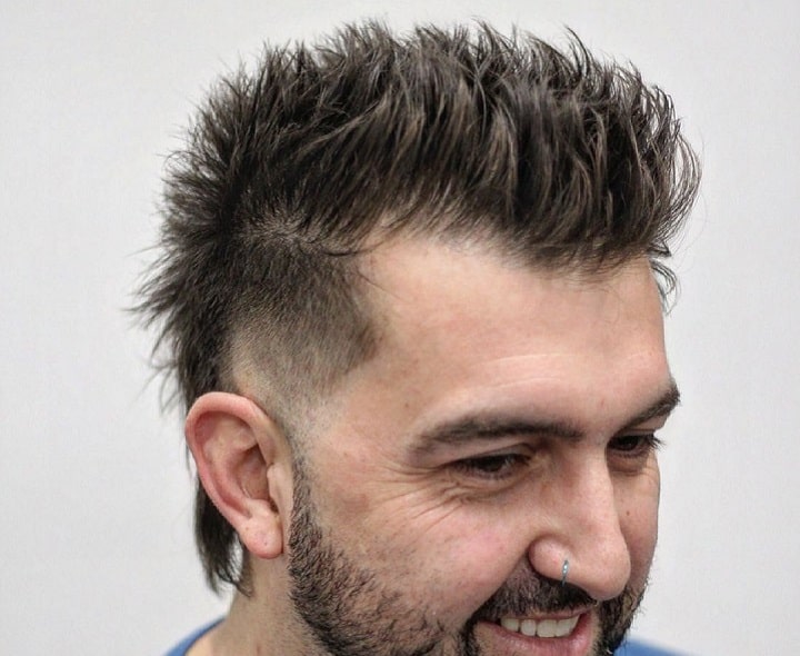 Spiky Top With Faded Sides