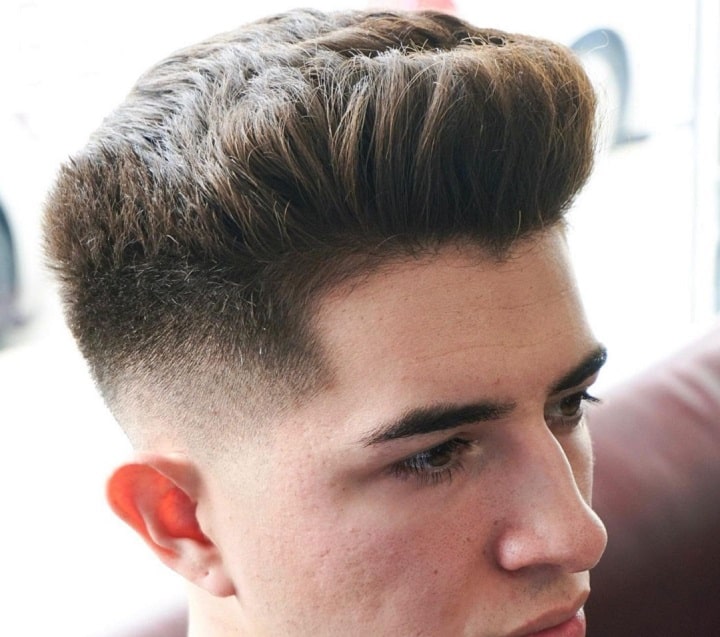 Upswept Top With Fade