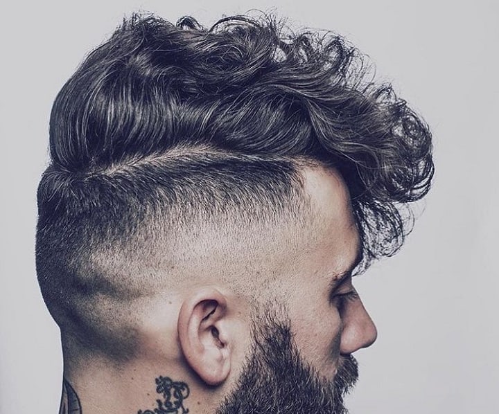 Zero Fade Long Curly Fade